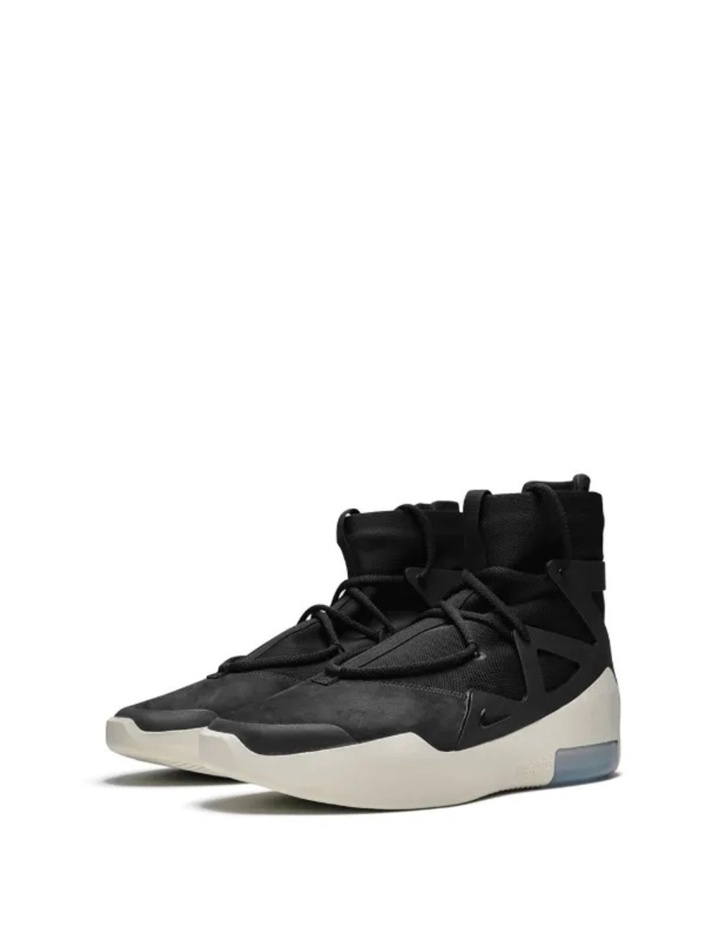 Nike Air Fear of God 1 Sail Black AR4237-100 FOG High Top Sneakers Men’s US 12